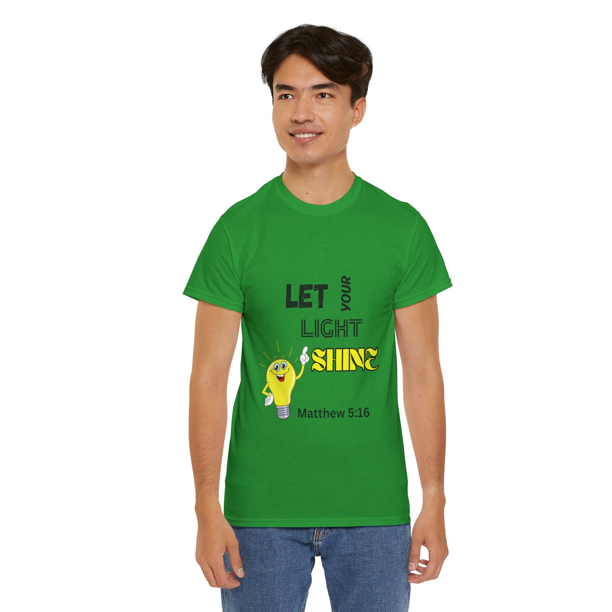 Let Your Light Shine T-Shirt – Matthew 5:16