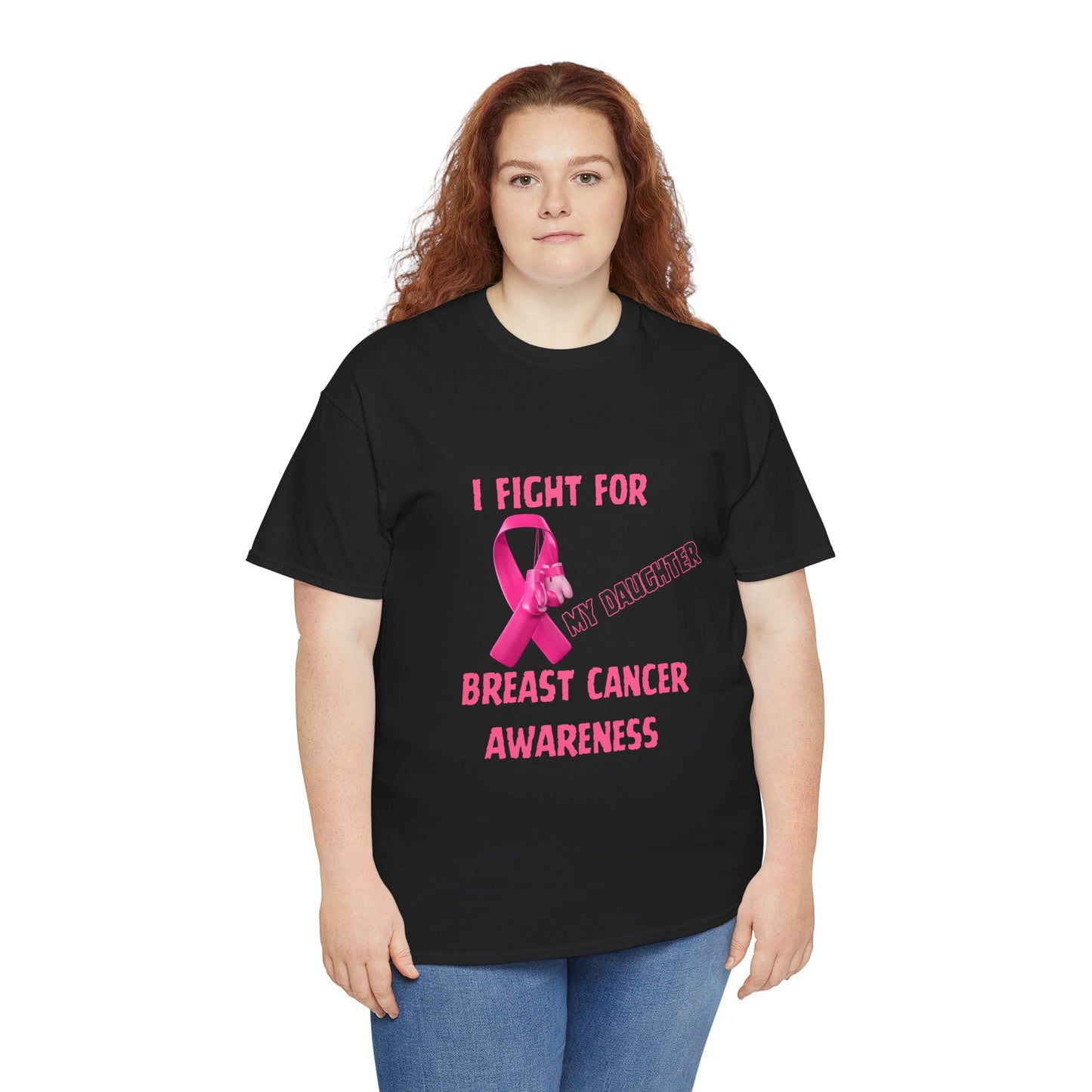 I Fight For My Daughter Pink Ribbon Shirt