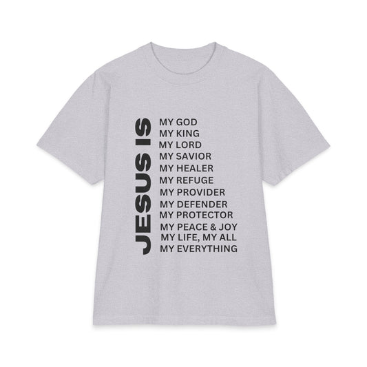 Christian JESUS IS T-shirt - 7X only - Black