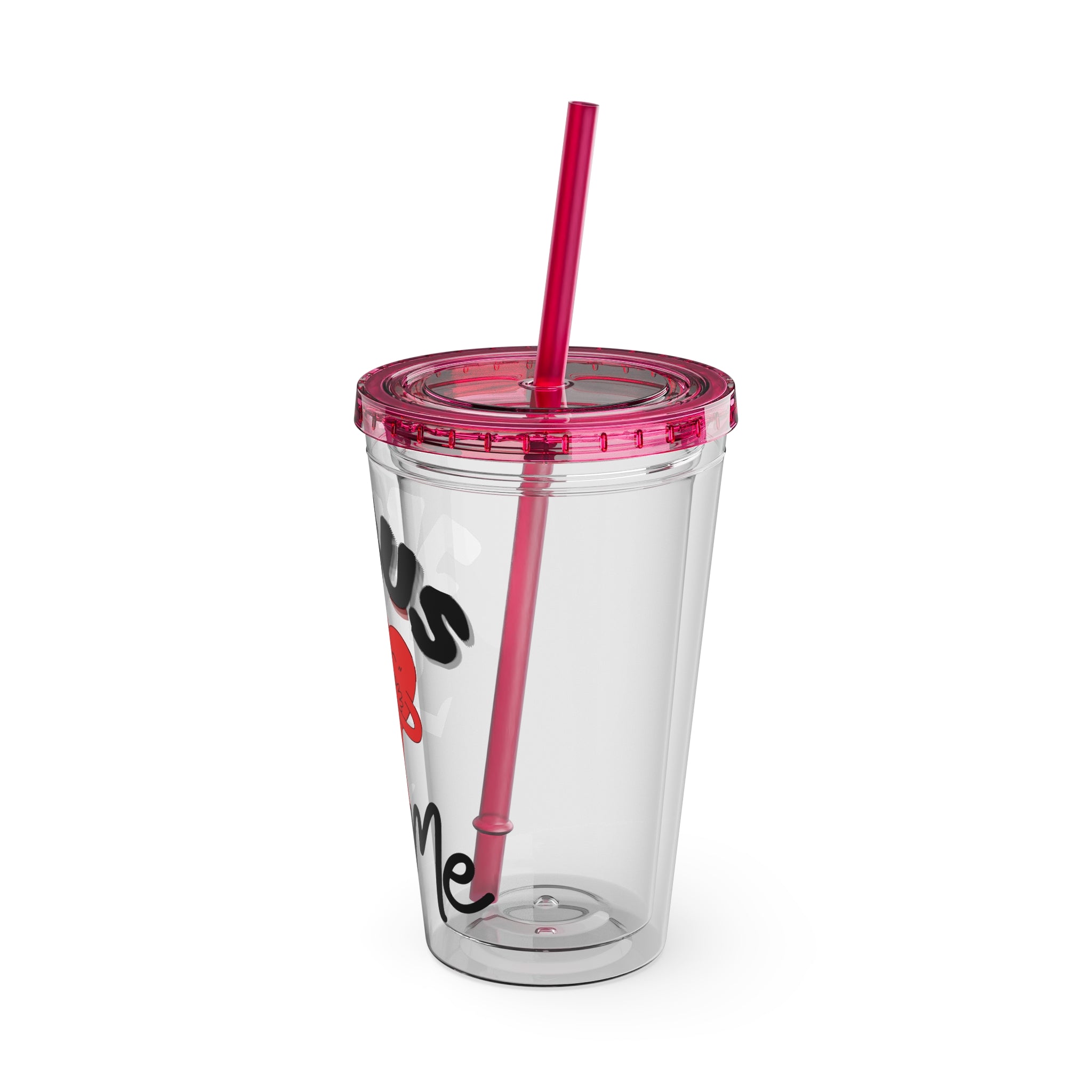 Jesus Loves Me 16oz Tumbler with Straw