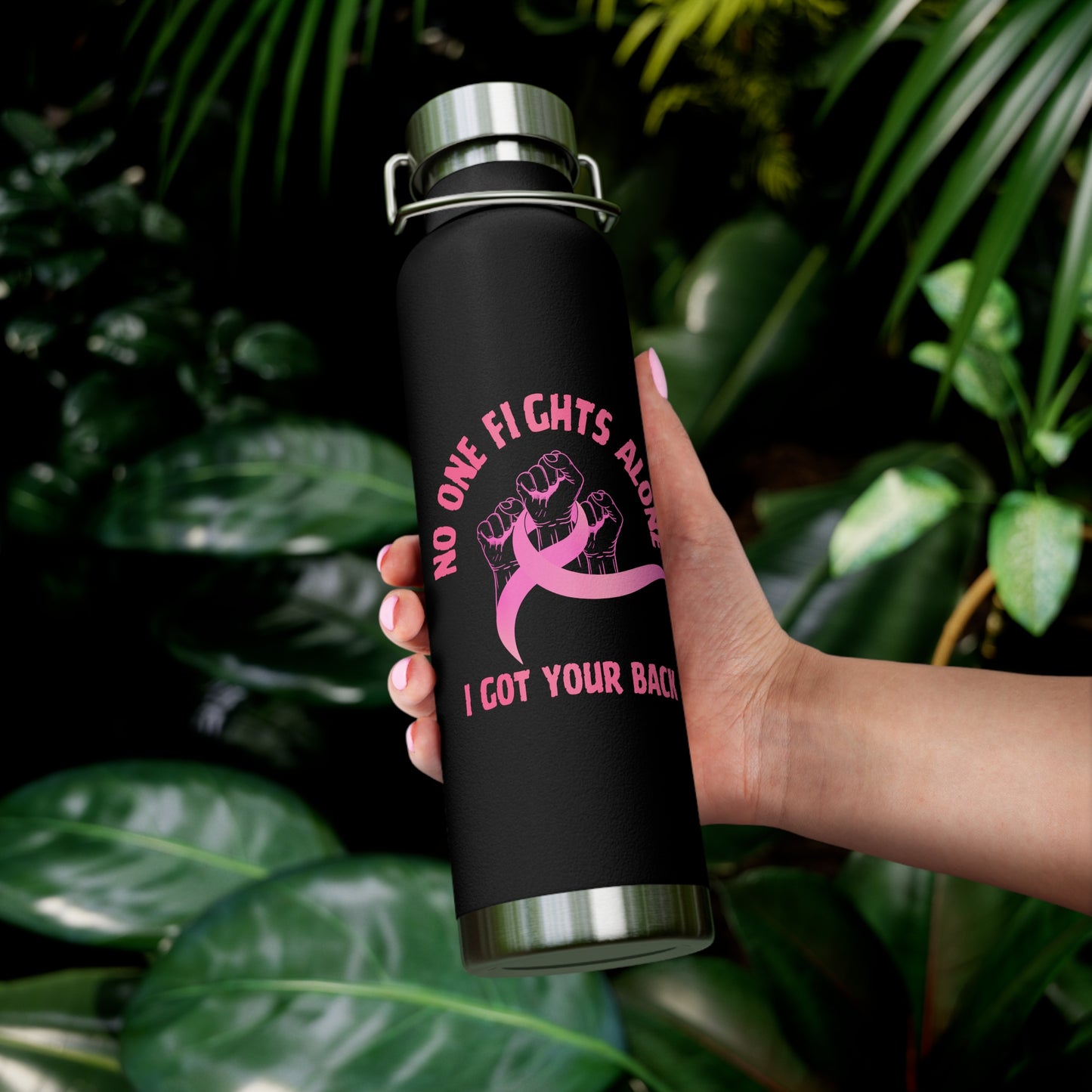 No One Fights Alone 22oz Insulated Water Bottle