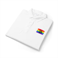 Rainbow Airbrush Pride Polo