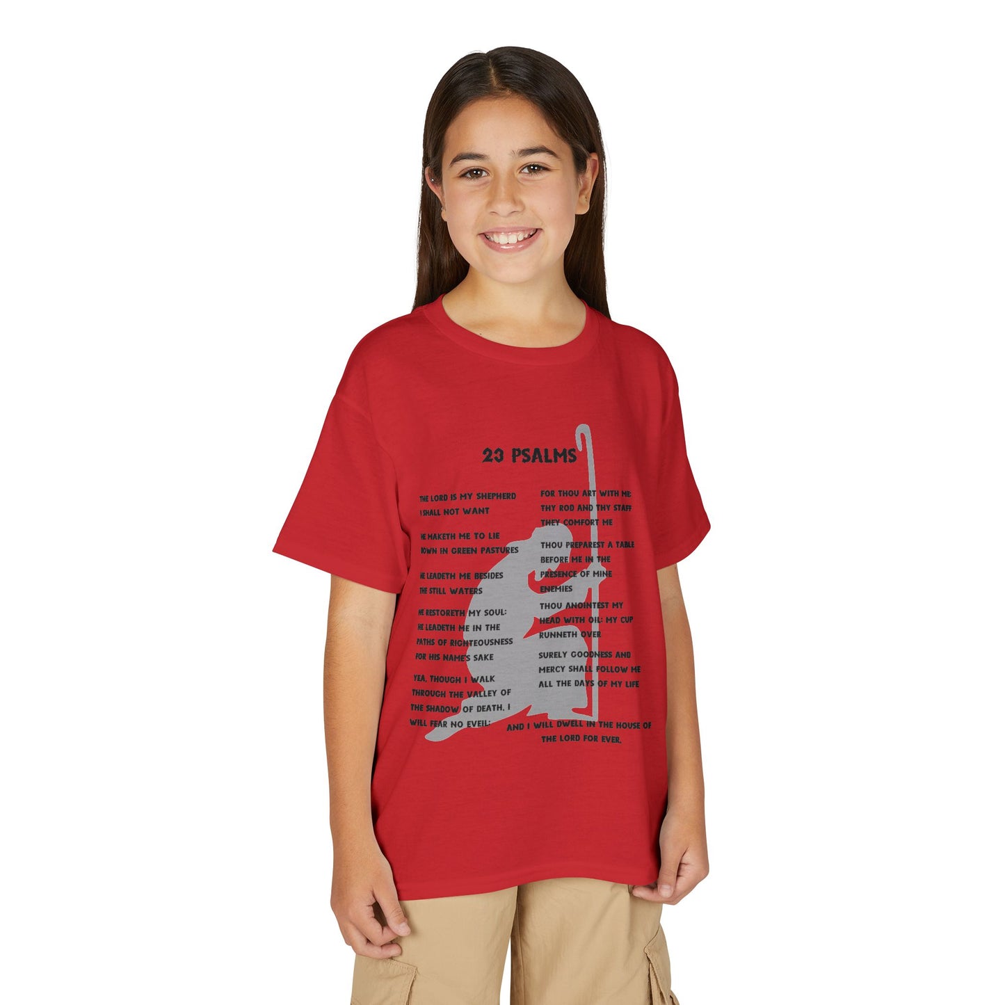 23 Psalms Youth T-shirt - Black