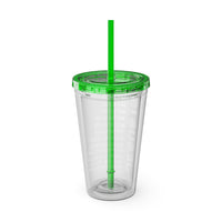 Christian JESUS IS 16oz Tumbler with Straw