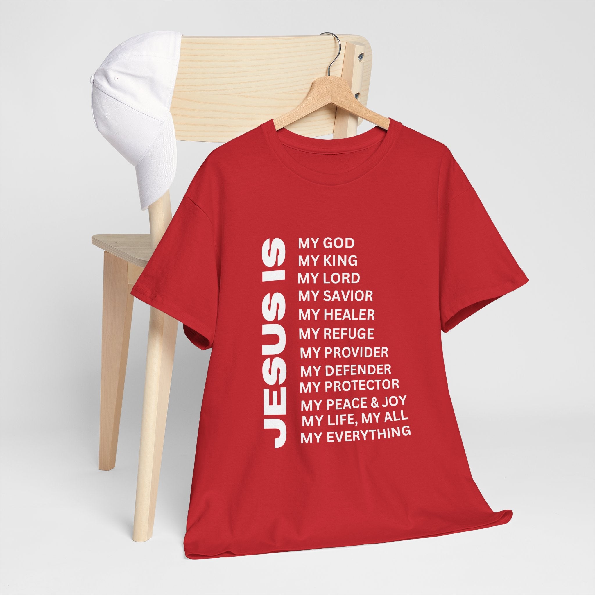 Christian JESUS IS T-shirt - White