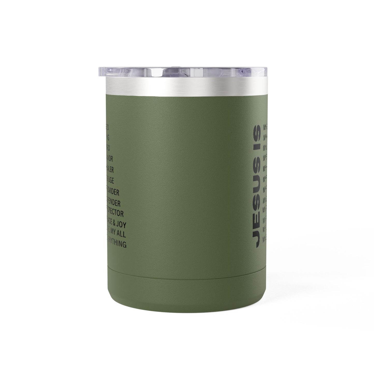 Christian Jesus Is 15oz Tumbler - Black