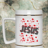 Blood of Jesus Beer Stein 22oz.