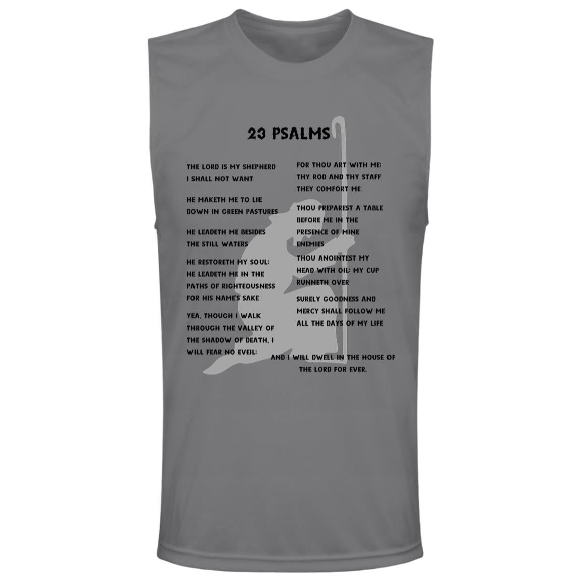 23 Psalms Sleeveless Shirt - Black