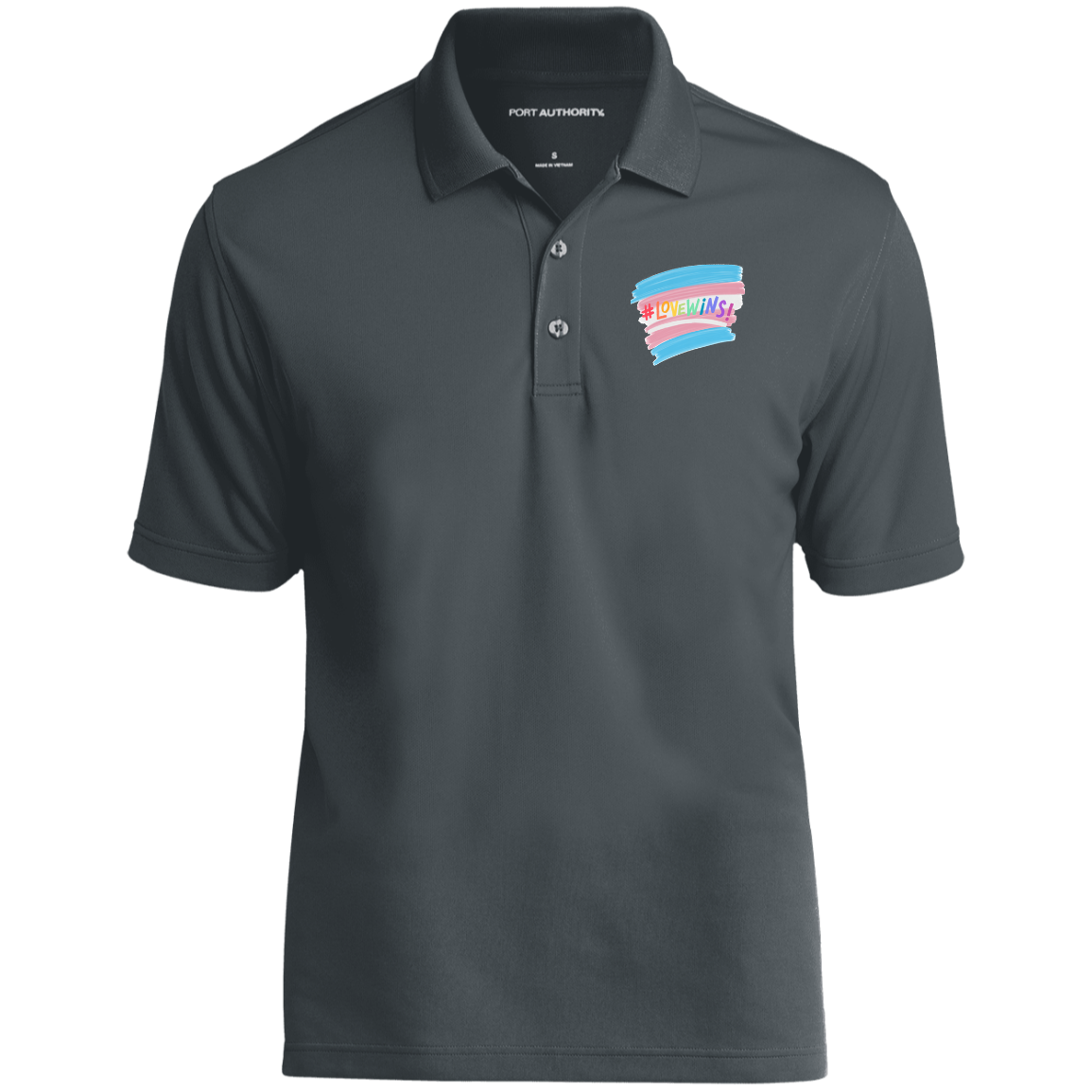 Transgender Love Wins Short Sleeve Polo