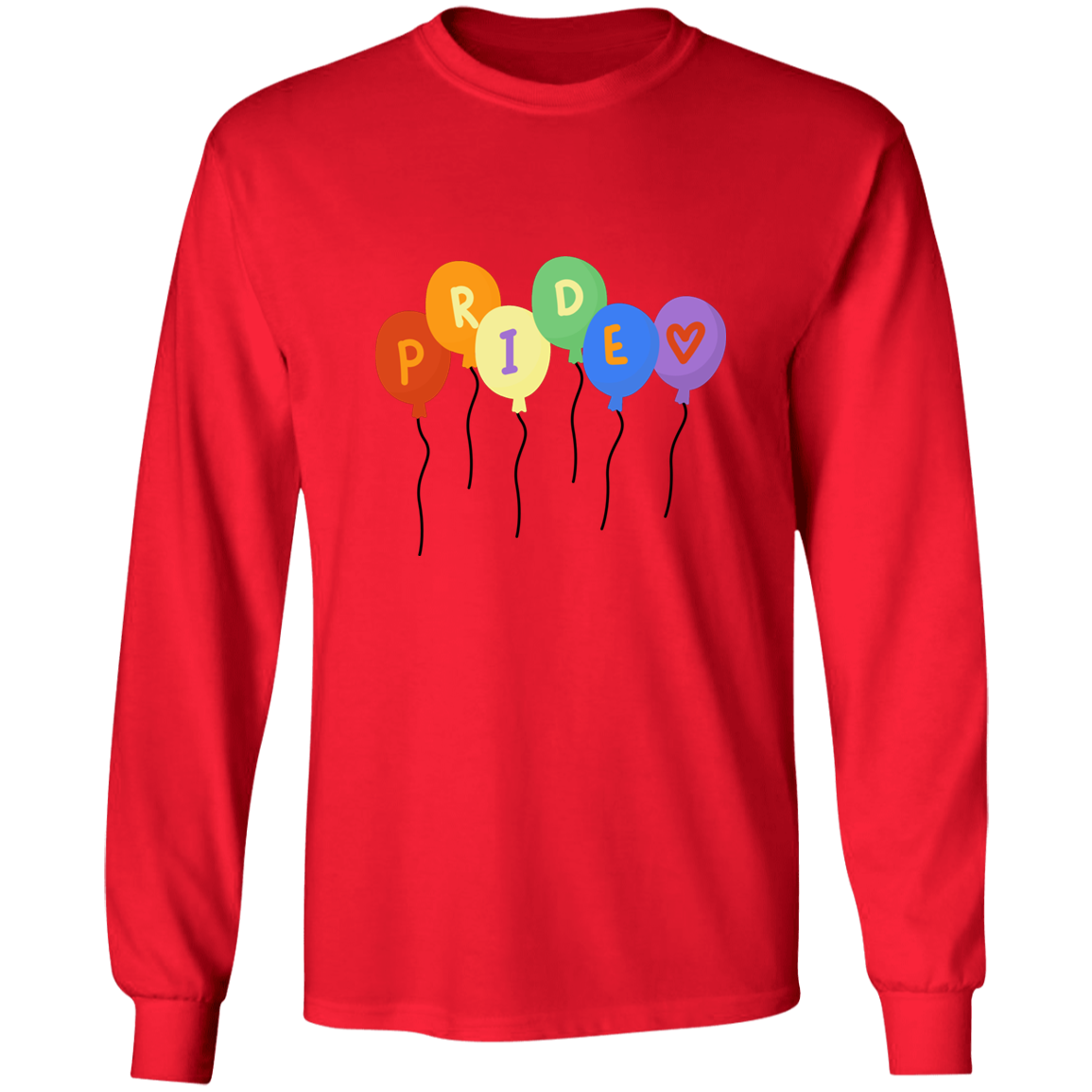 Pride Balloons Long Sleeve Shirt