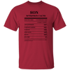 Nutrition Facts T-Shirt SS - Son - Black