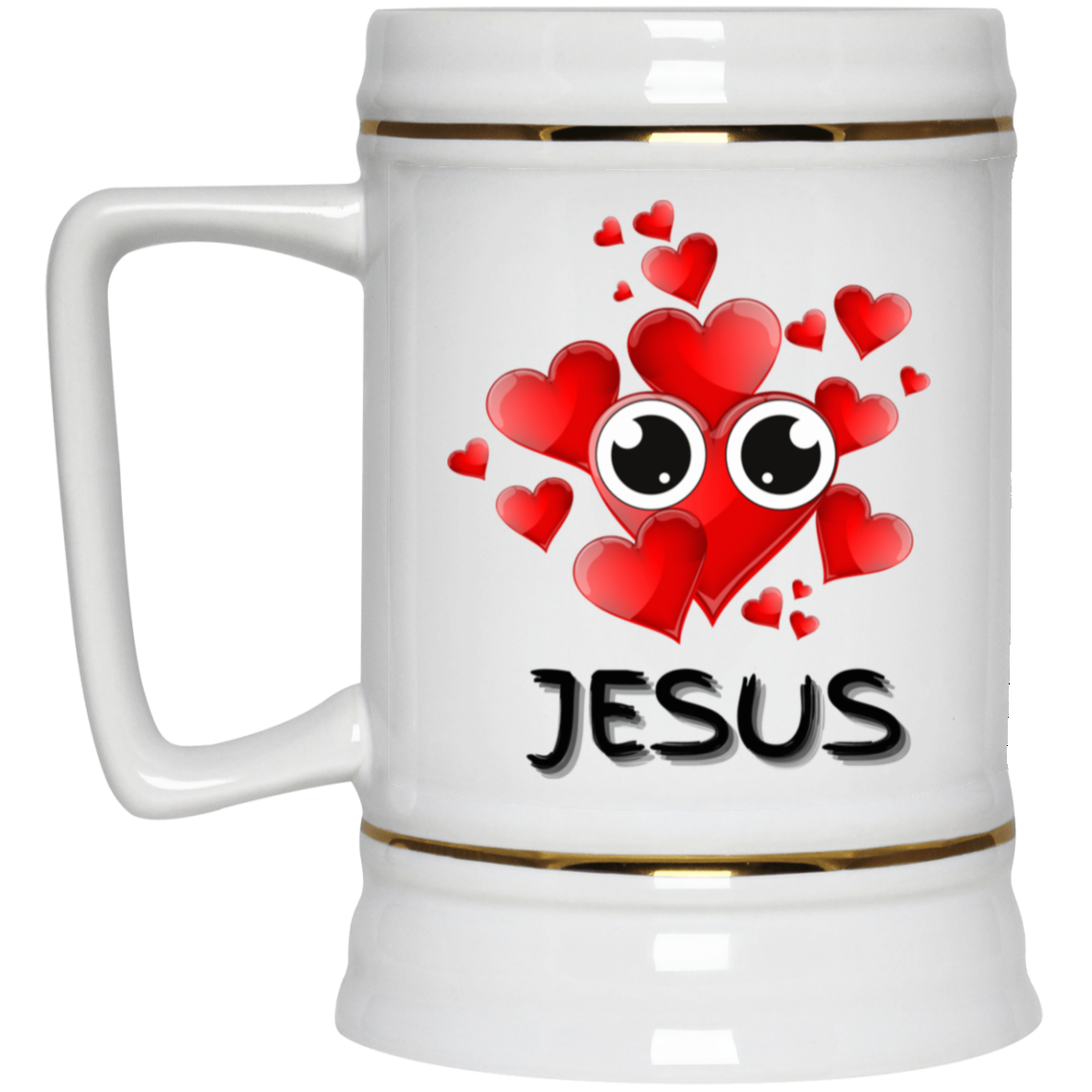 Eye Love Jesus Beer Stein 22oz.