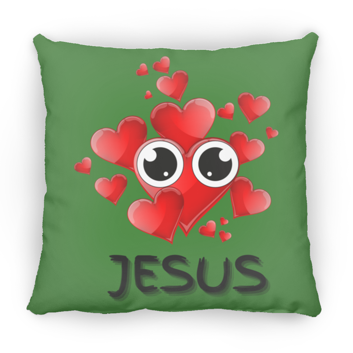 Eye Love Jesus Pillow