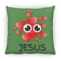 Eye Love Jesus Pillow