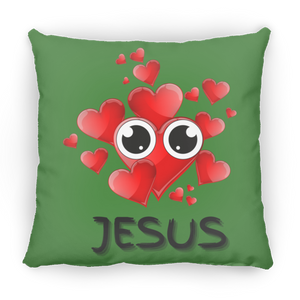 Eye Love Jesus Pillow