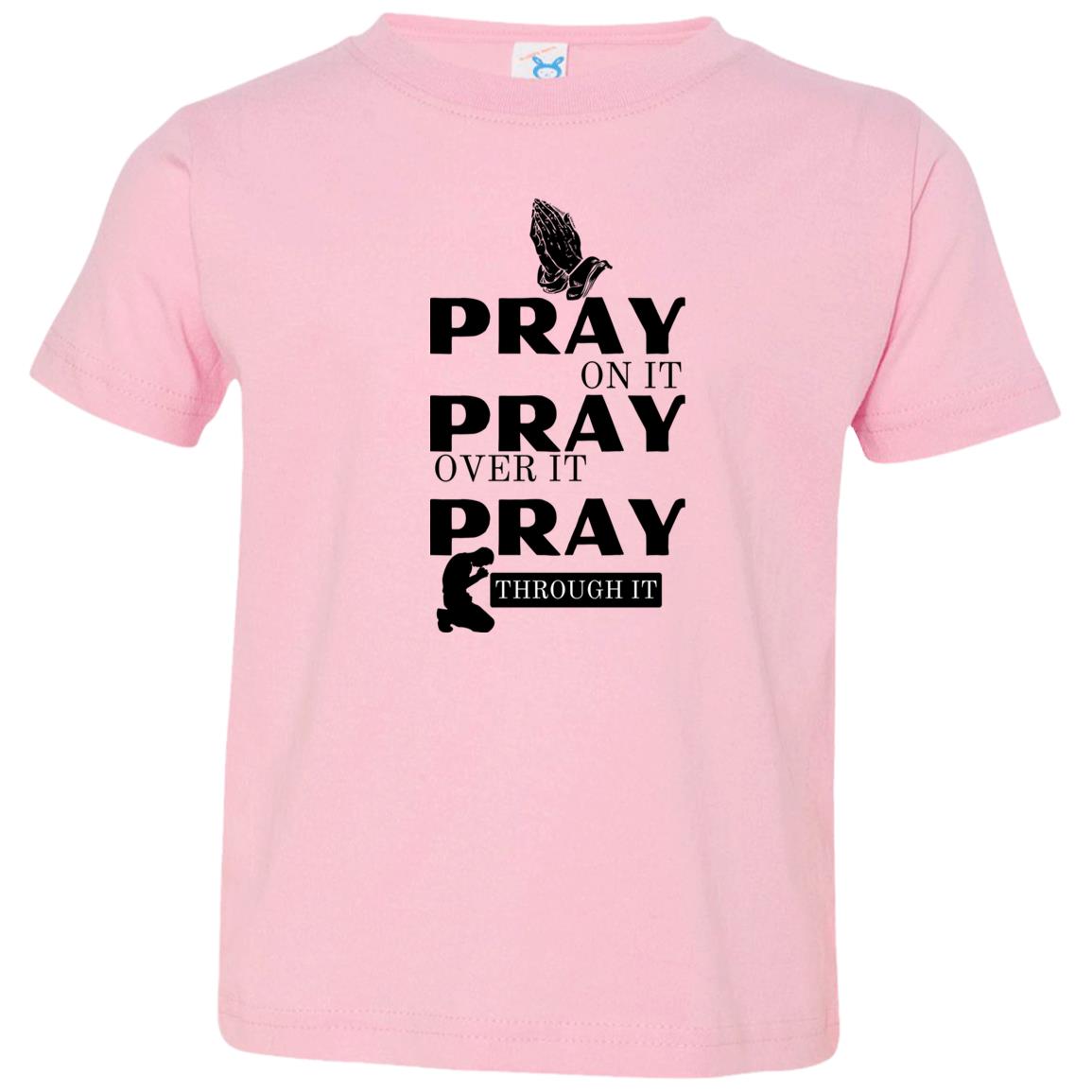 Pray On Toddler Short Sleeve Shirt