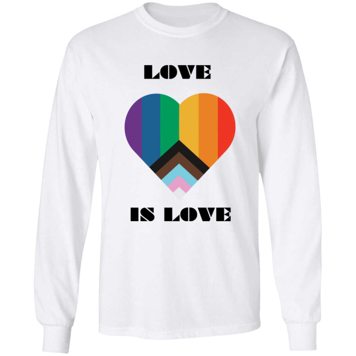 Heart Love is Love Long Sleeve Shirt