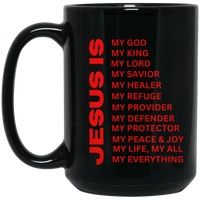 Jesus Is Christian Mug Red