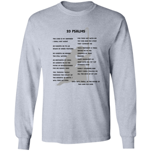 23 Psalms Long Sleeve Shirt - Black