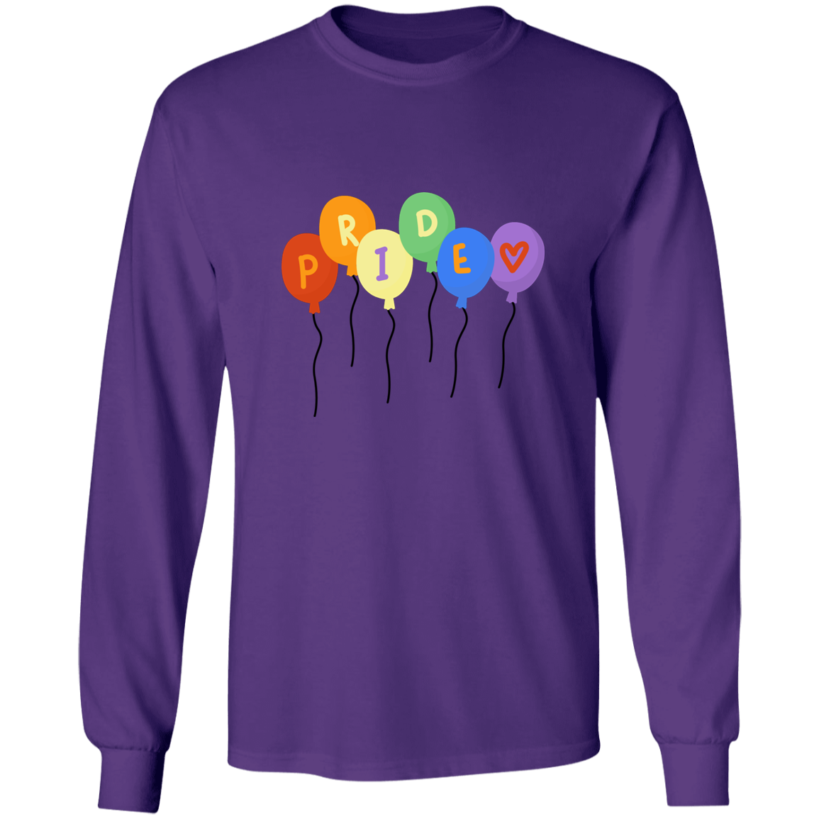 Pride Balloons Long Sleeve Shirt