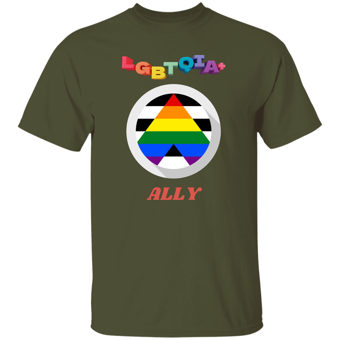 LGBTQIA+ ALLY Short Sleeve Shirt