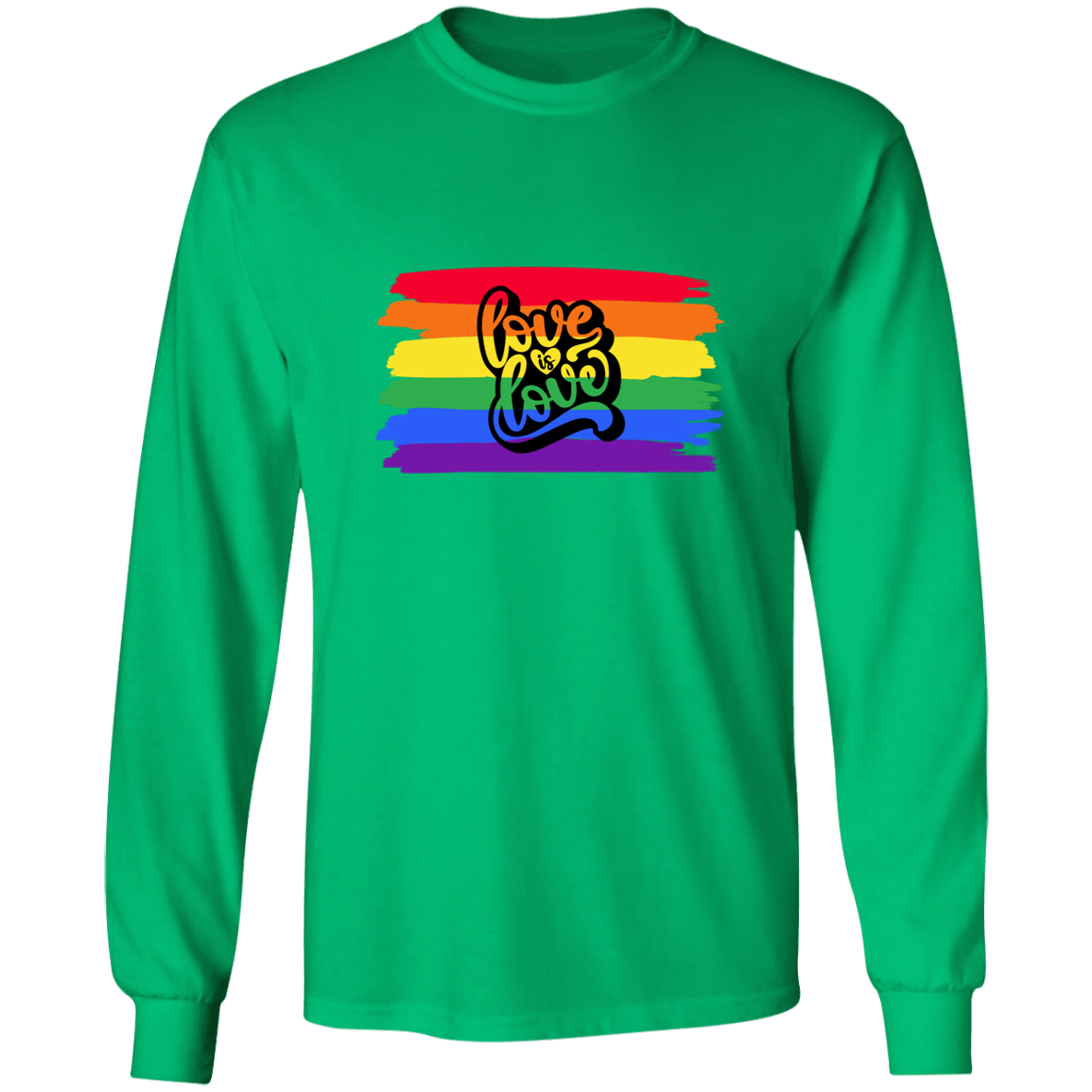 Love is Love Paint Long Sleeve Shirt