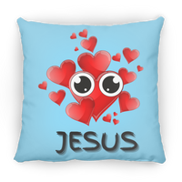 Eye Love Jesus Pillow