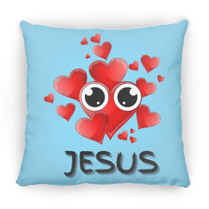 Eye Love Jesus Pillow