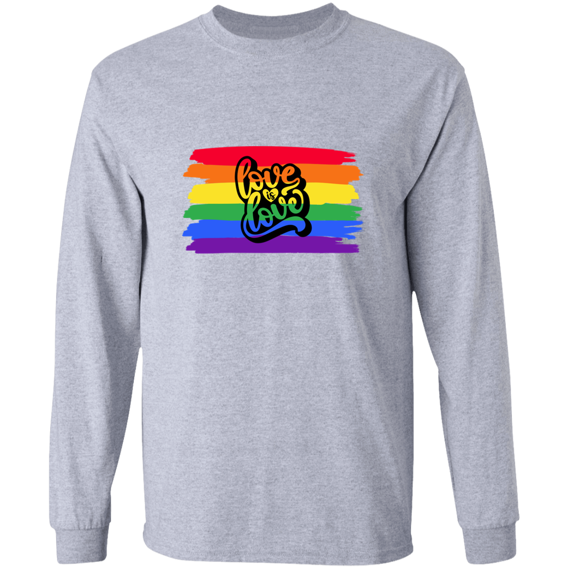 Love is Love Paint Long Sleeve Shirt