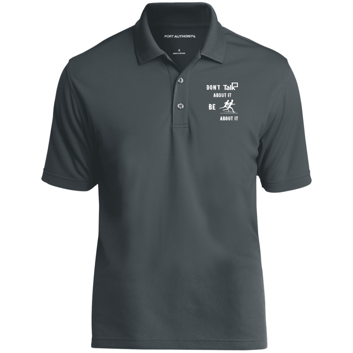 Don't Talk About It - Running Short Sleeve Polo