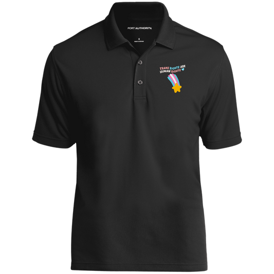 Trans Rights Short Sleeve Polo