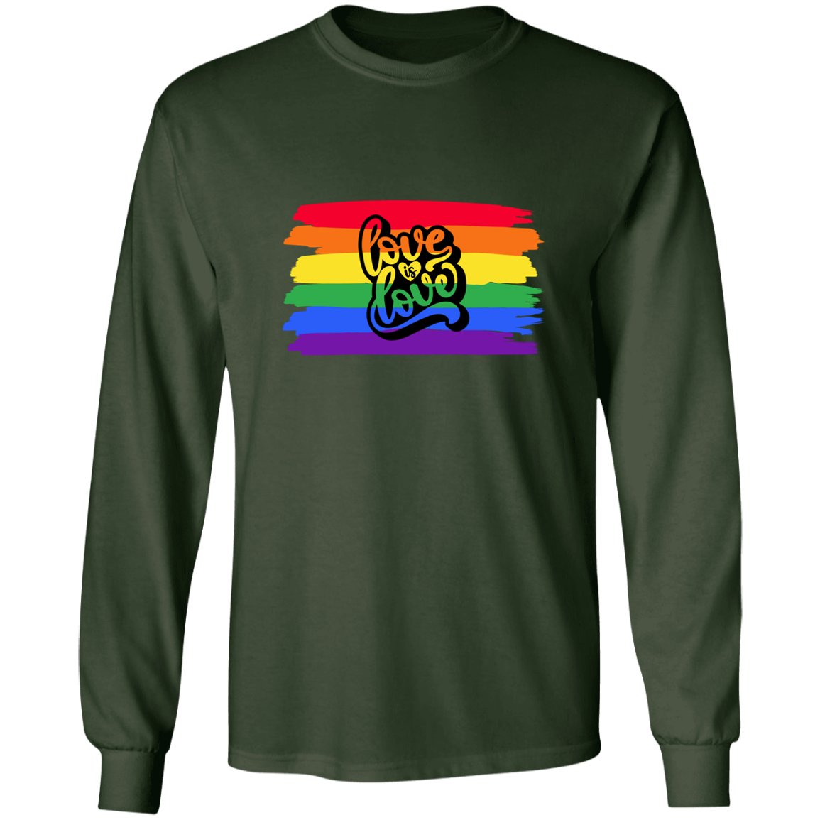 Love is Love Paint Long Sleeve Shirt