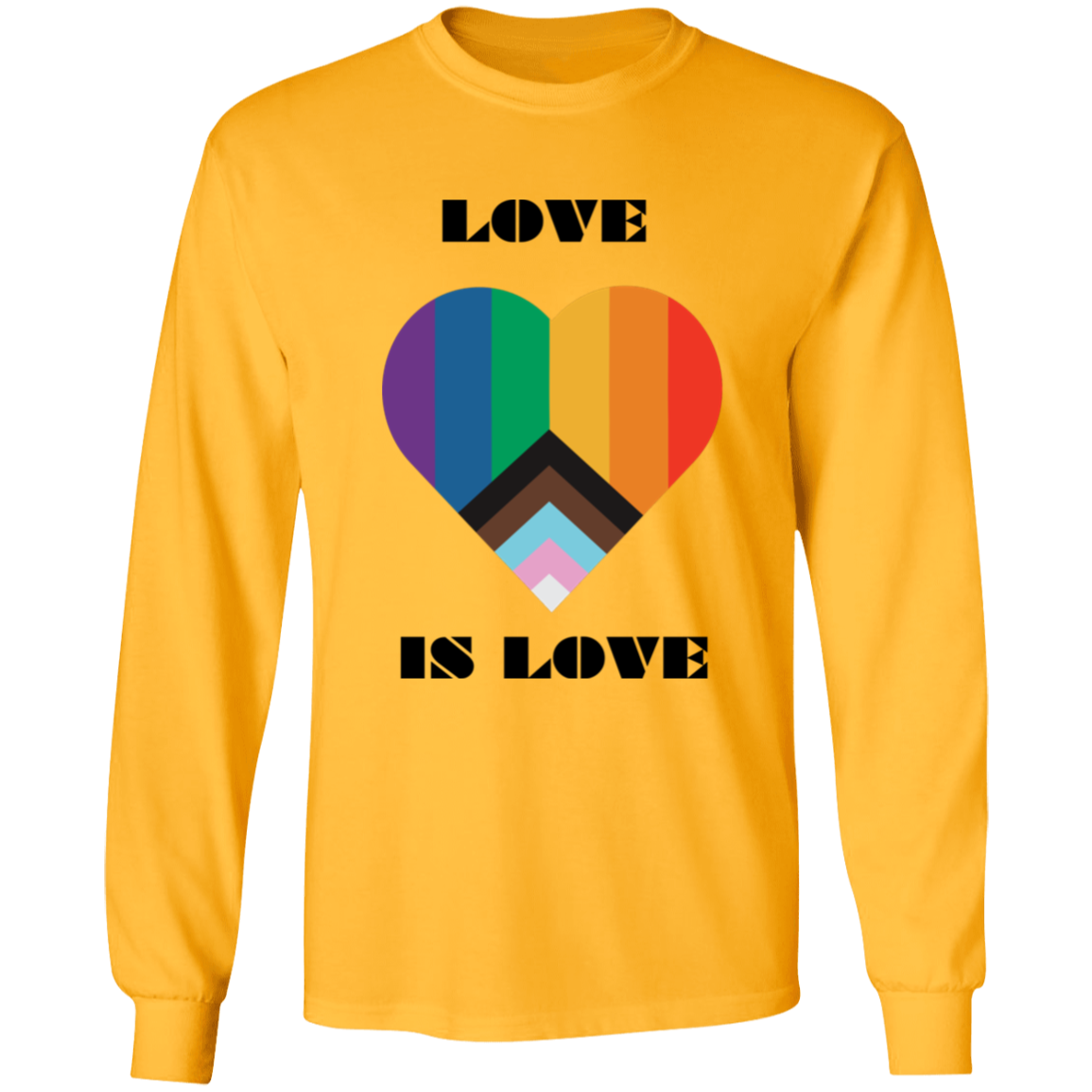 Heart Love is Love Long Sleeve Shirt