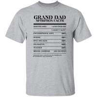 Nutrition Facts T-Shirt SS - Grand Dad - Black
