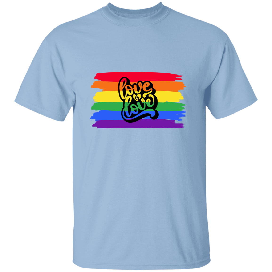 Love is Love Paint Short Sleeve Shirt