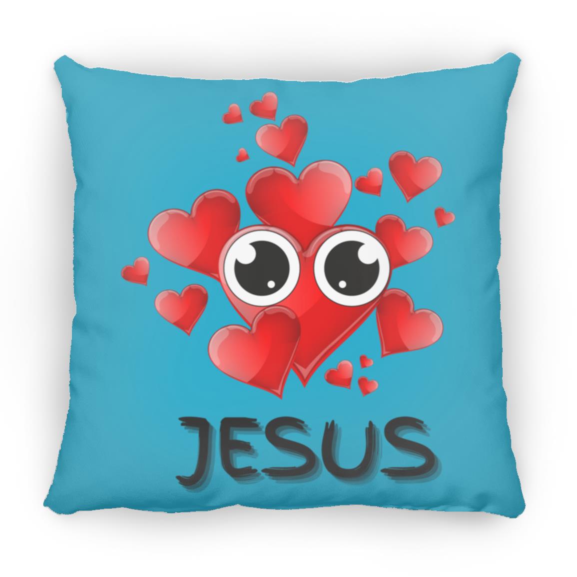 Eye Love Jesus Pillow