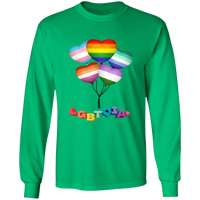 Pride Heart Balloons Long Sleeve Shirt