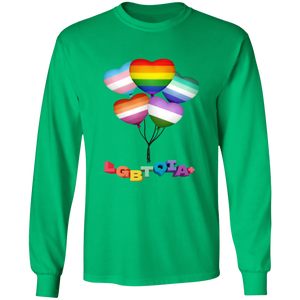 Pride Heart Balloons Long Sleeve Shirt