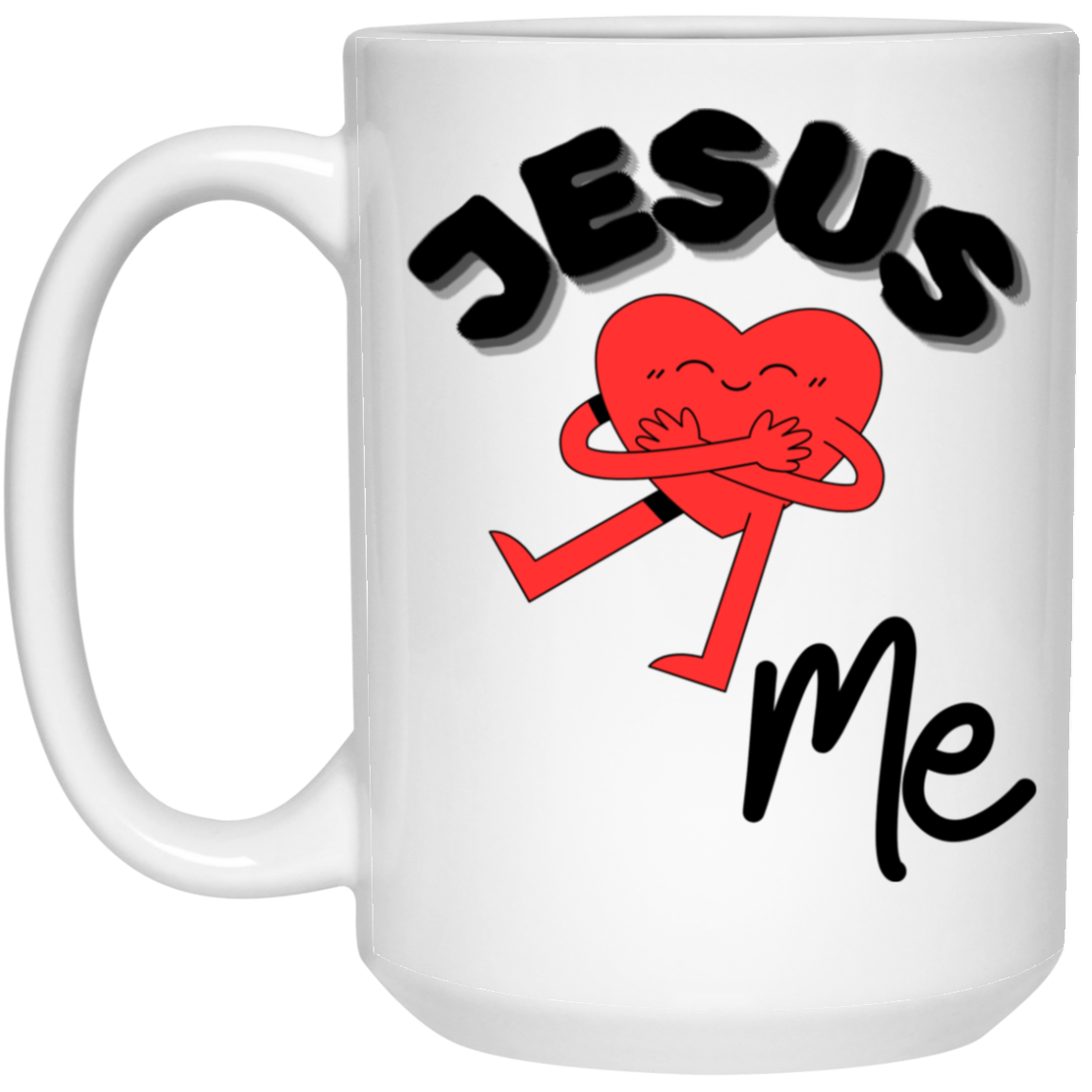 Jesus Loves Me White Mug