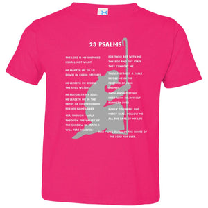 23 Psalms Toddler Short Sleeve - White