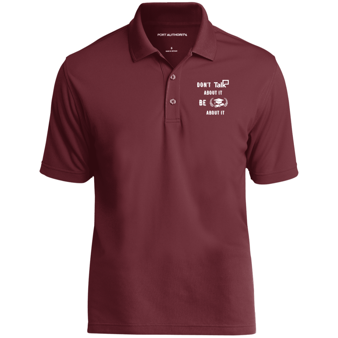 Don't Talk About It - Graduate Short Sleeve Polo