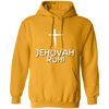 Jehovah Rohi Pullover Hoodie Front & Back - White