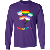 Pride Heart Balloons Long Sleeve Shirt