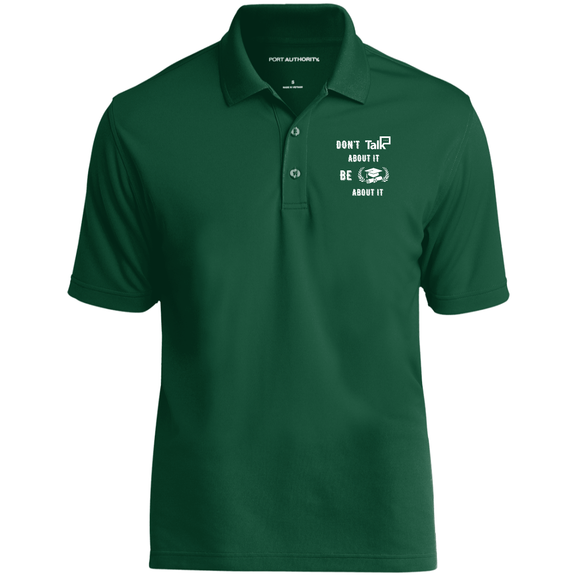 Don't Talk About It - Graduate Short Sleeve Polo