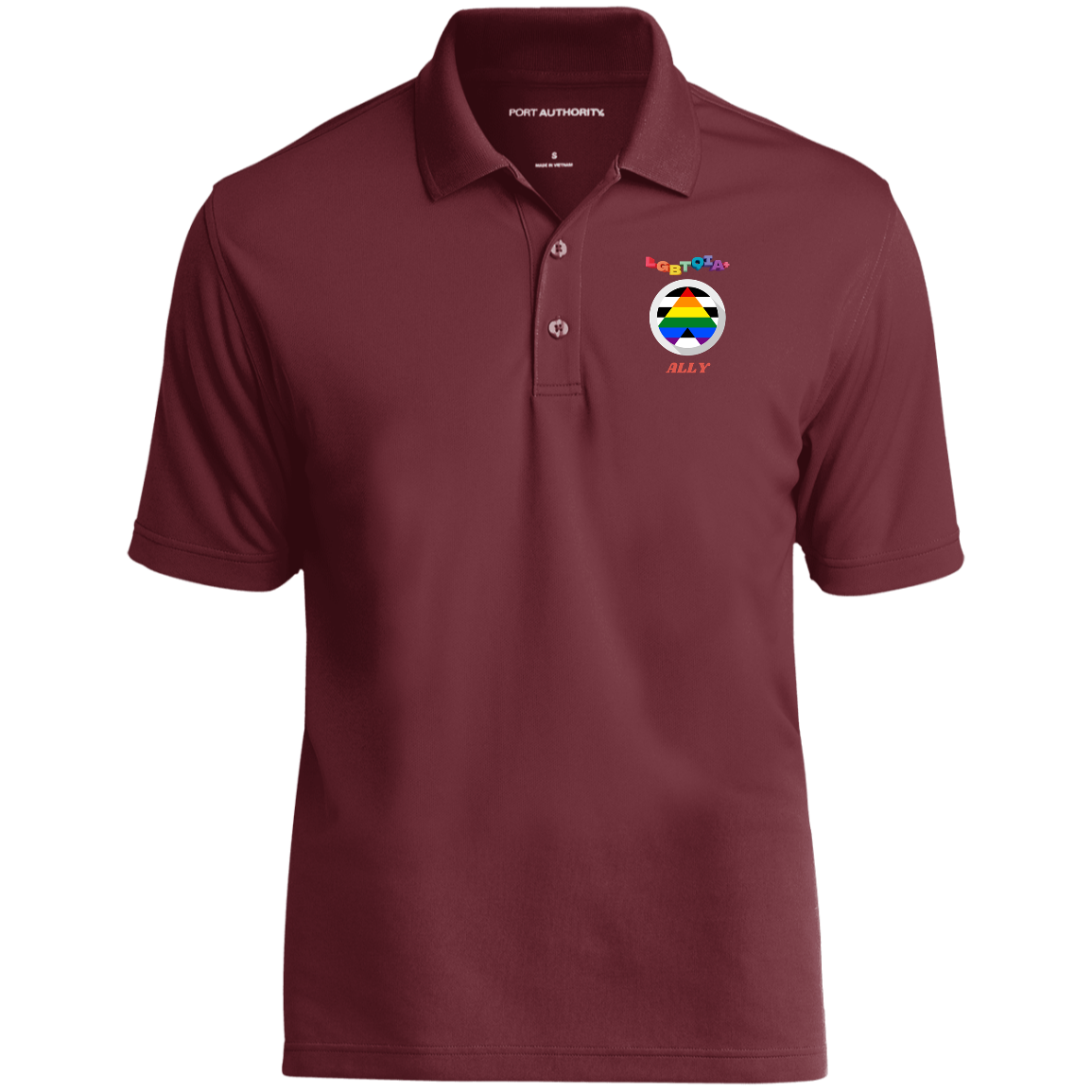 LGBTQIA+ Ally Short Sleeve Polo