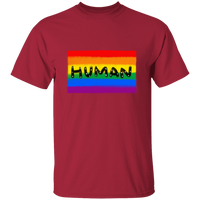Human Pride Flag Short Sleeve Shirt