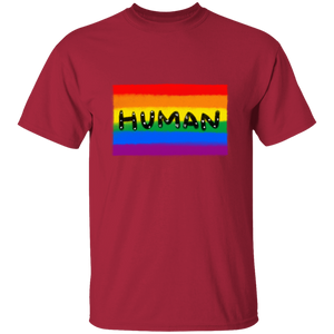 Human Pride Flag Short Sleeve Shirt