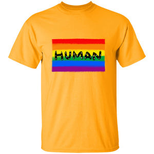 Human Pride Flag Short Sleeve Shirt