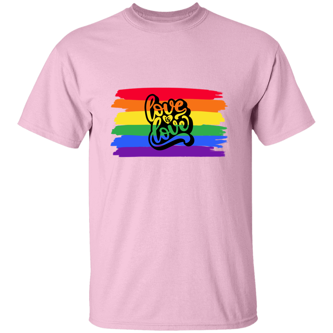 Love is Love Paint Short Sleeve Shirt