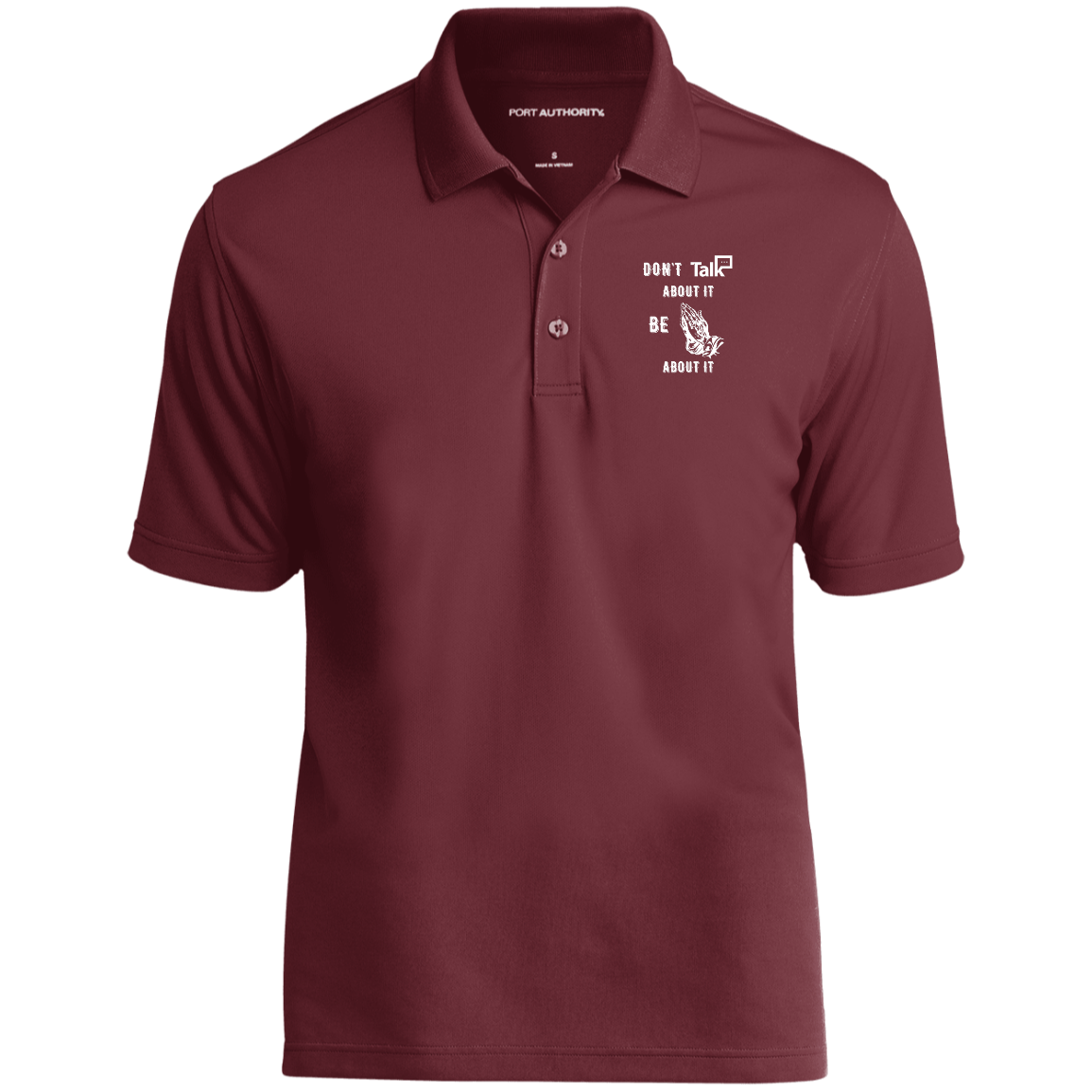 Don't Talk About It - Prayer Short Sleeve Polo